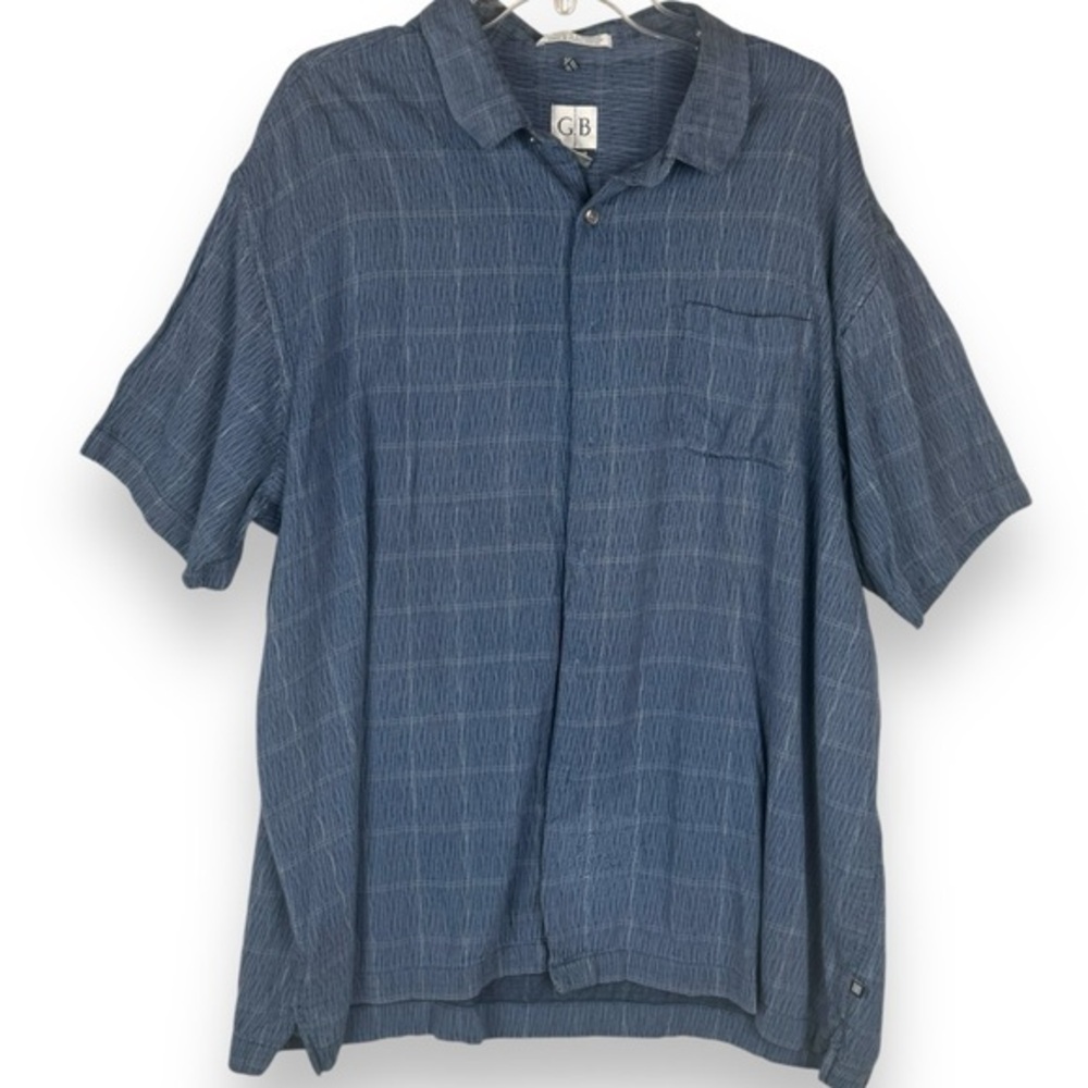 Geoffrey Beene Button Up Shirt Mens Size 3XL Grandpa Preppy Normcore Old Money